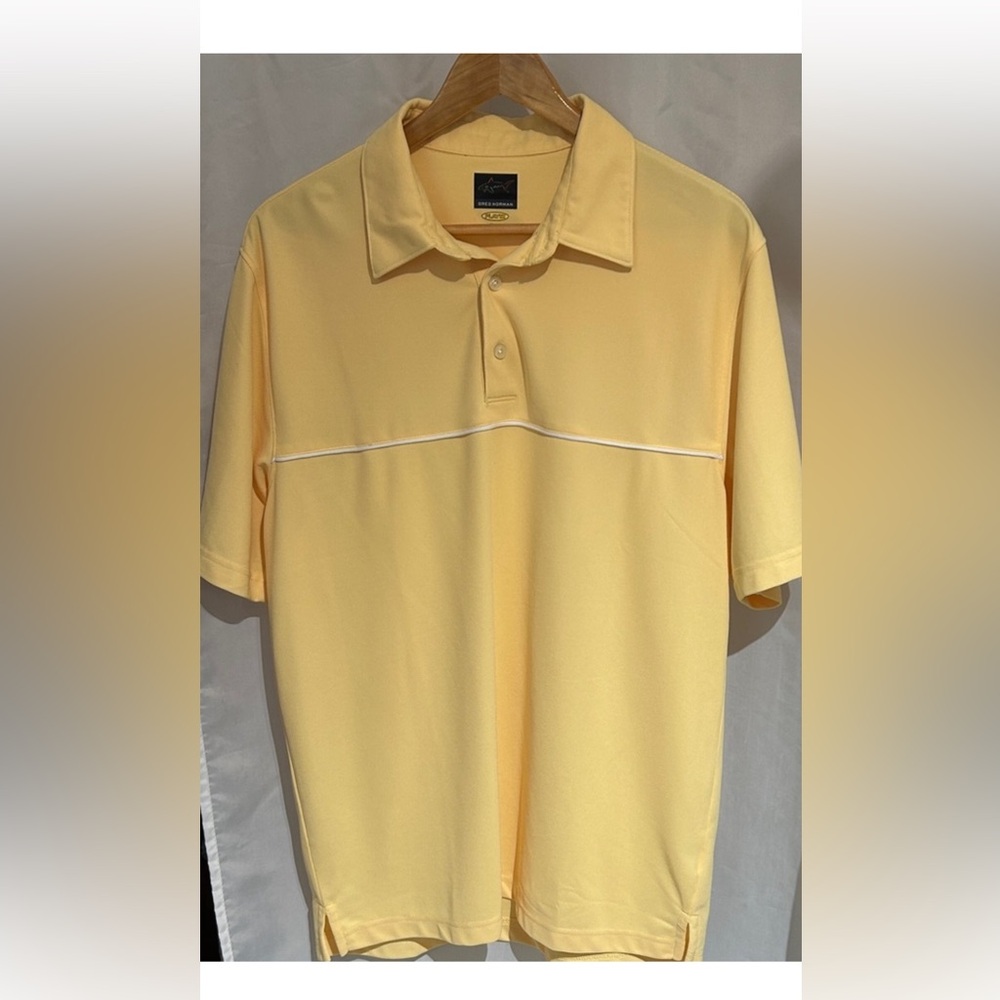 Greg Norman Collection Light Yellow Polo Shirt